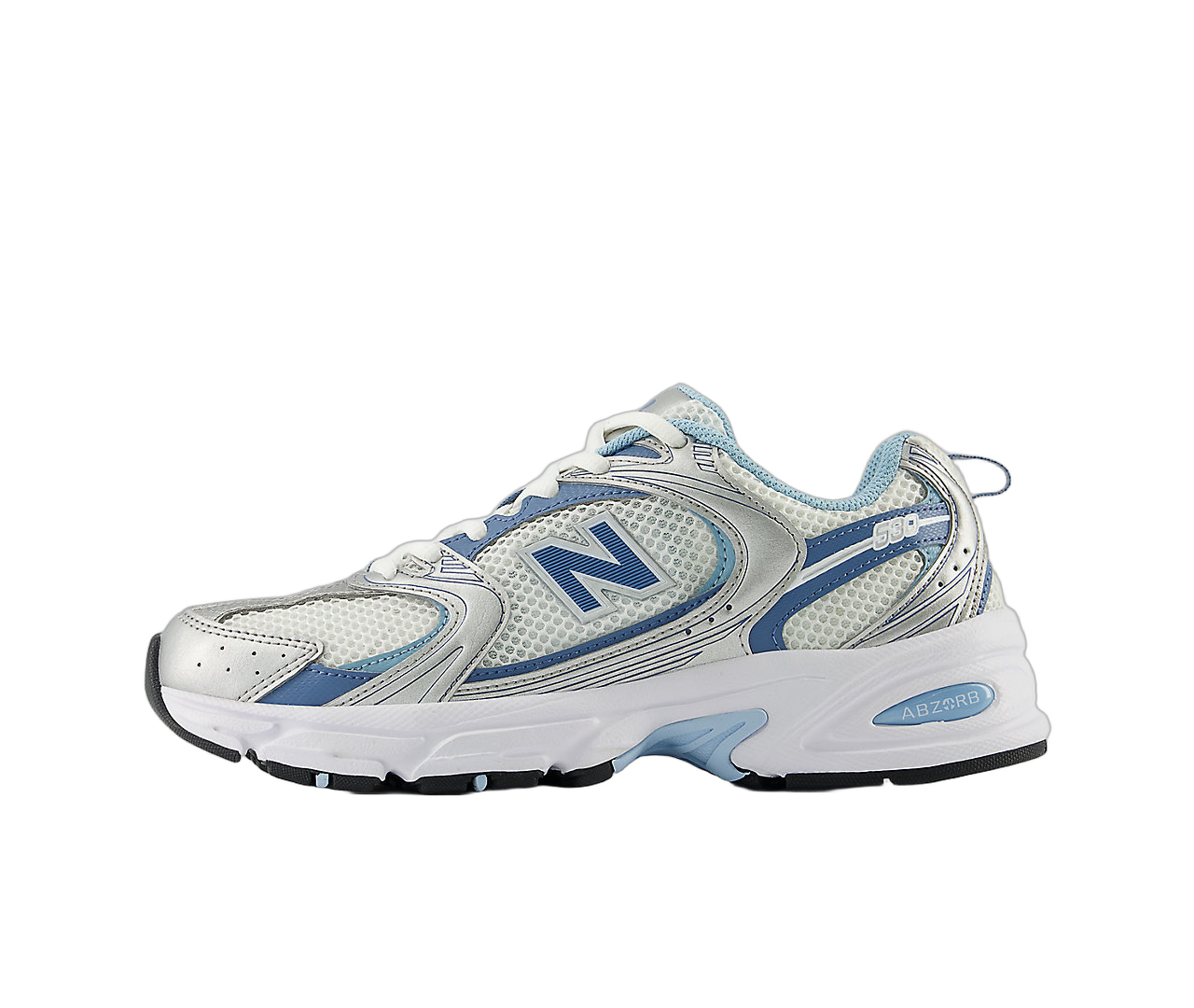 New Balance 530 Silver Metallic Heron Blue, Reflection/Silver Metallic/Heron Blue (MR530ADA)