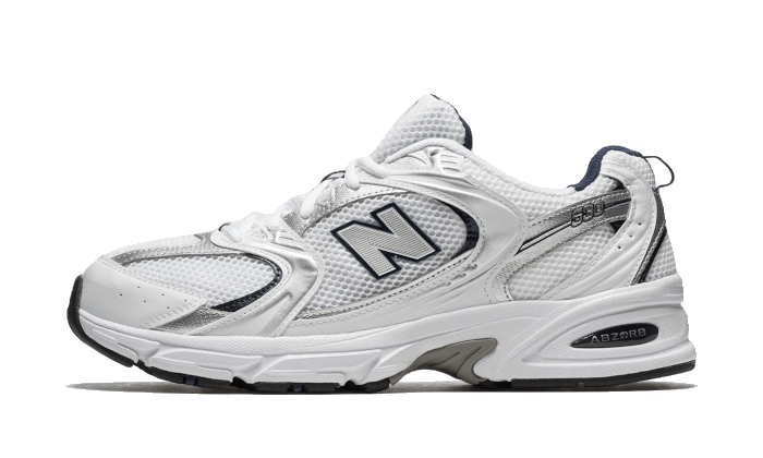 New Balance 530 White Natural Indigo, White/Natural Indigo/Silver Metallic (GR530SB1)