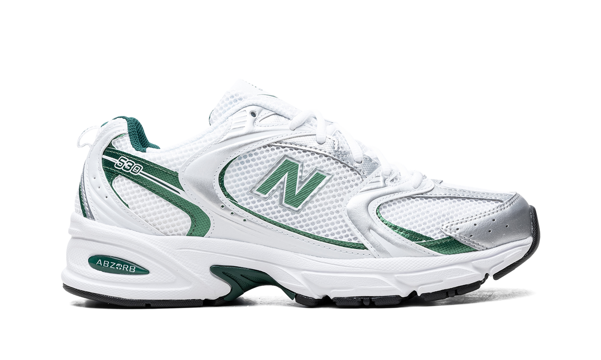 New Balance 530 White Nightwatch Green