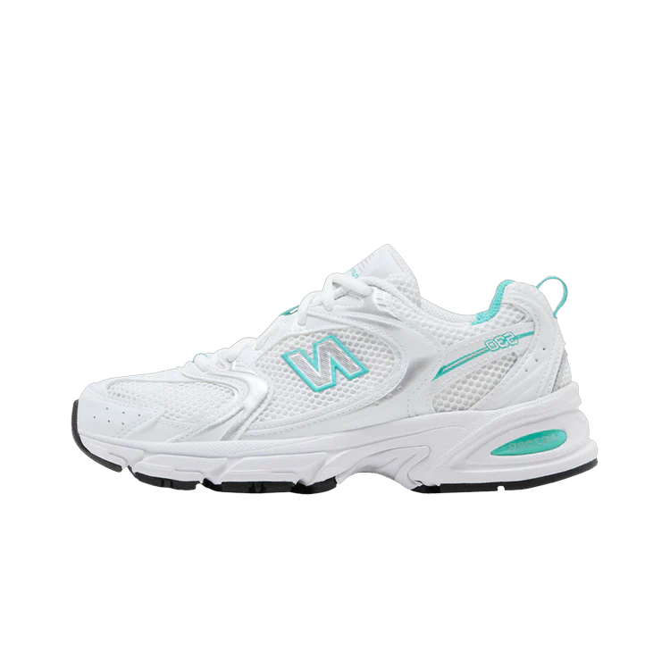 New Balance 530 White Teal, White/White/Teal (MR530FWT)