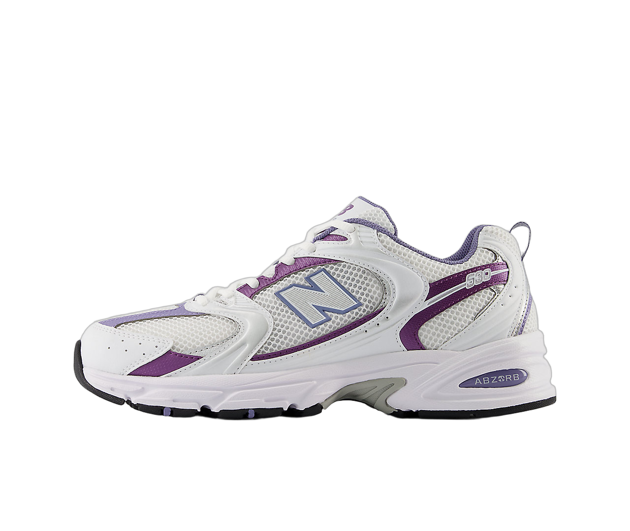New Balance 530 White Violet, White/Violet (MR530RE)