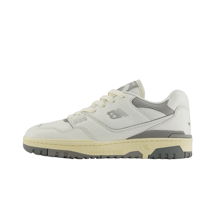 New Balance 550 Away Grey Mini Logo, Sea Salt/Team Away Grey/Calcium (BB550PTC)