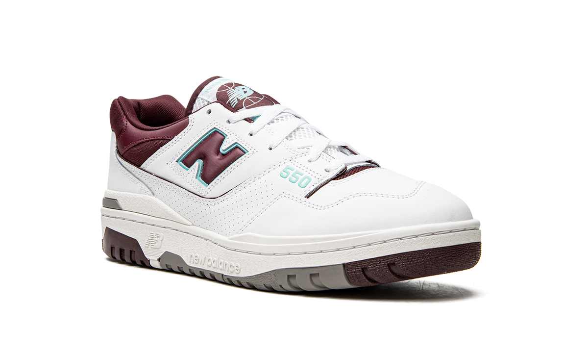 New Balance 550 Burgundy Cyan