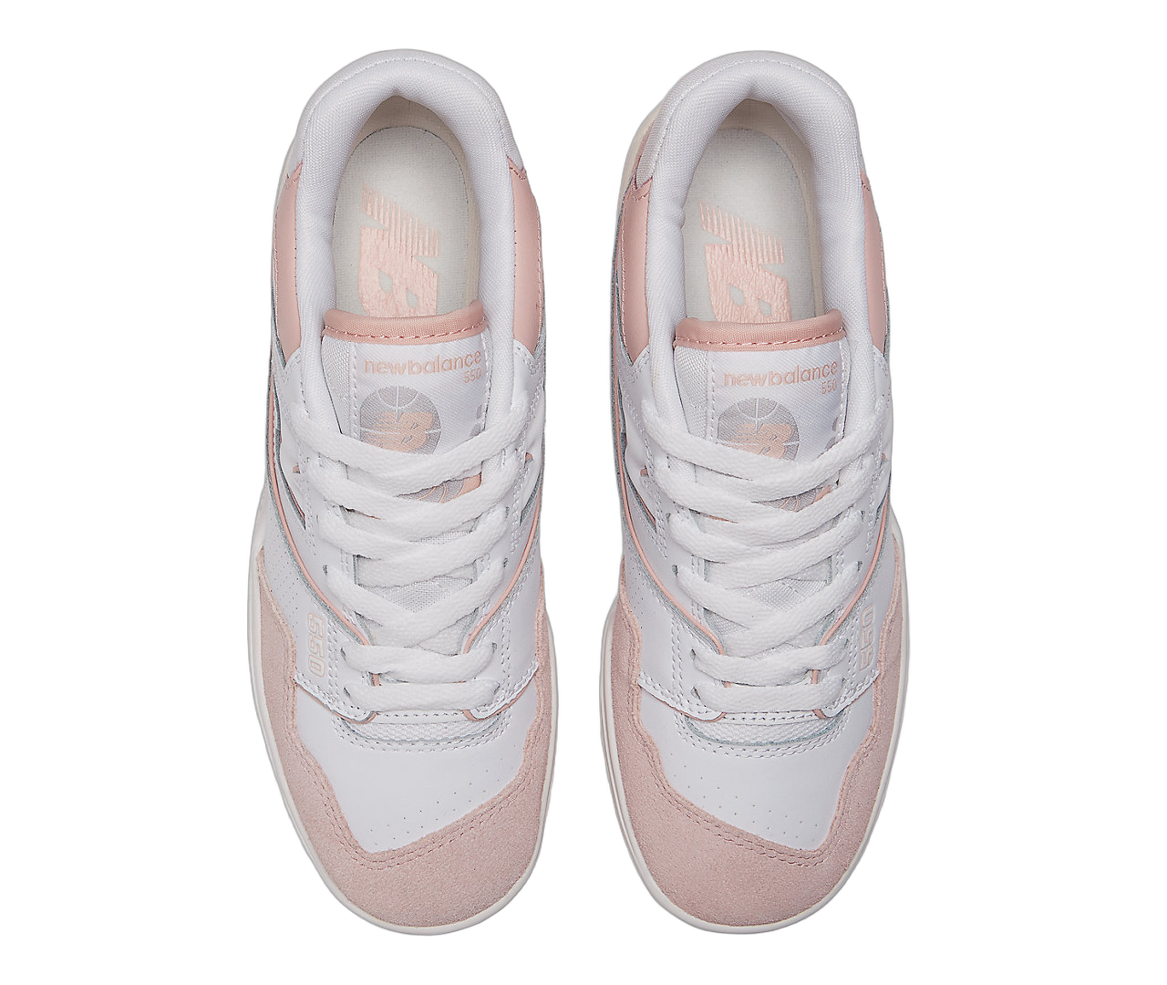 New Balance 550 Pink Sand Sea Salt, White (BBW550CD)