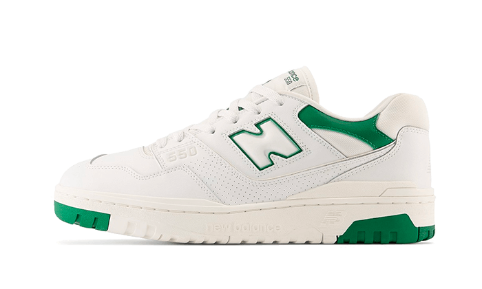 New Balance 550 White Classic Green, White/Classic Pine/Summer Fog (BB550SWB)