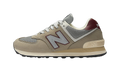 New Balance 574 Arid Stone Monarch Burgundy