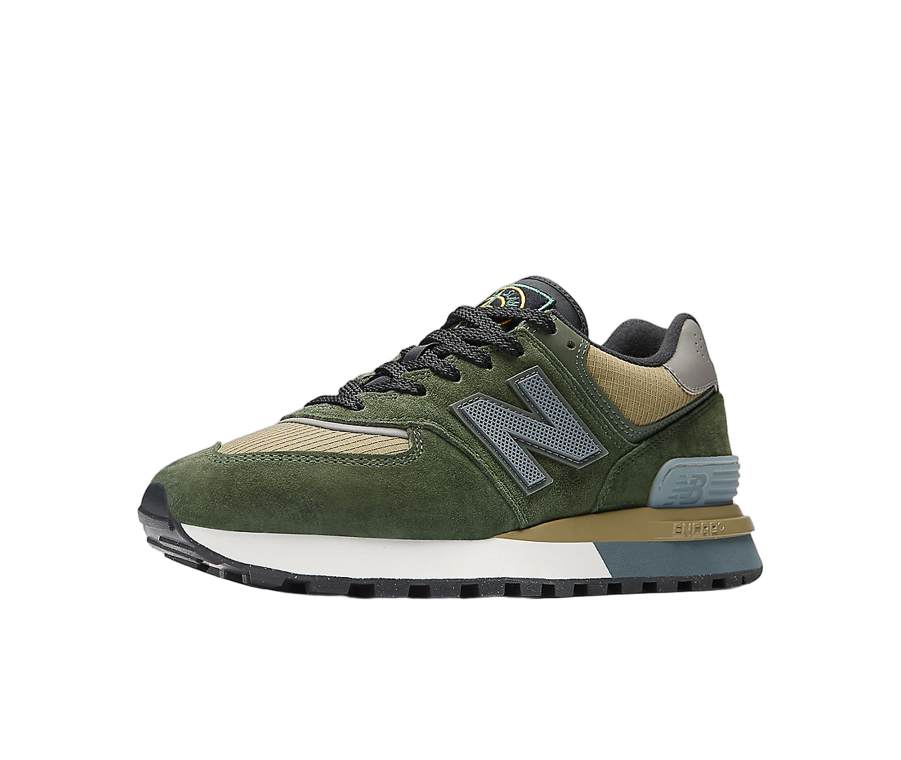 New Balance 574 Legacy Stone Island Dark Green, Dark Green/Brown (U574LGIL)