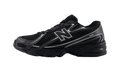 New Balance 740 Bungee Lace Black Grey Silver (PS)