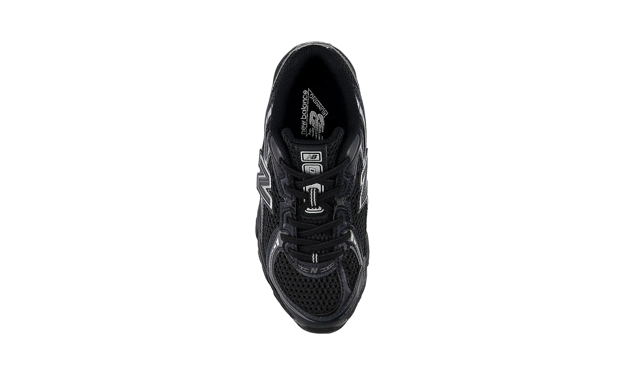 New Balance 740 Bungee Lace Black Grey Silver (PS)
