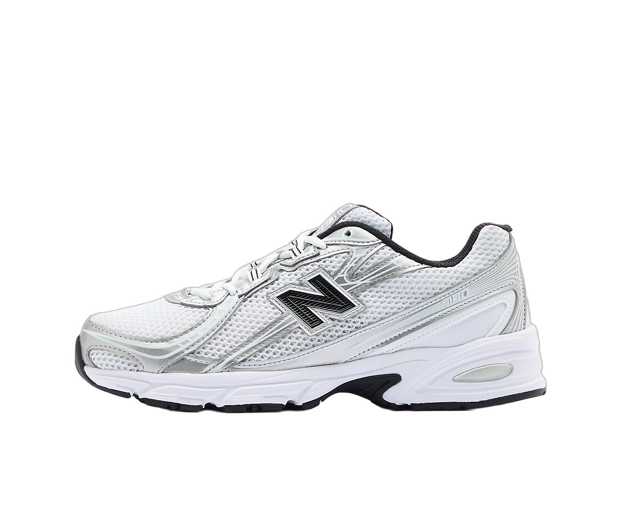 New Balance 740 White Silver Metallic Navy, White/Silver Metallic/Navy (U740NW2)