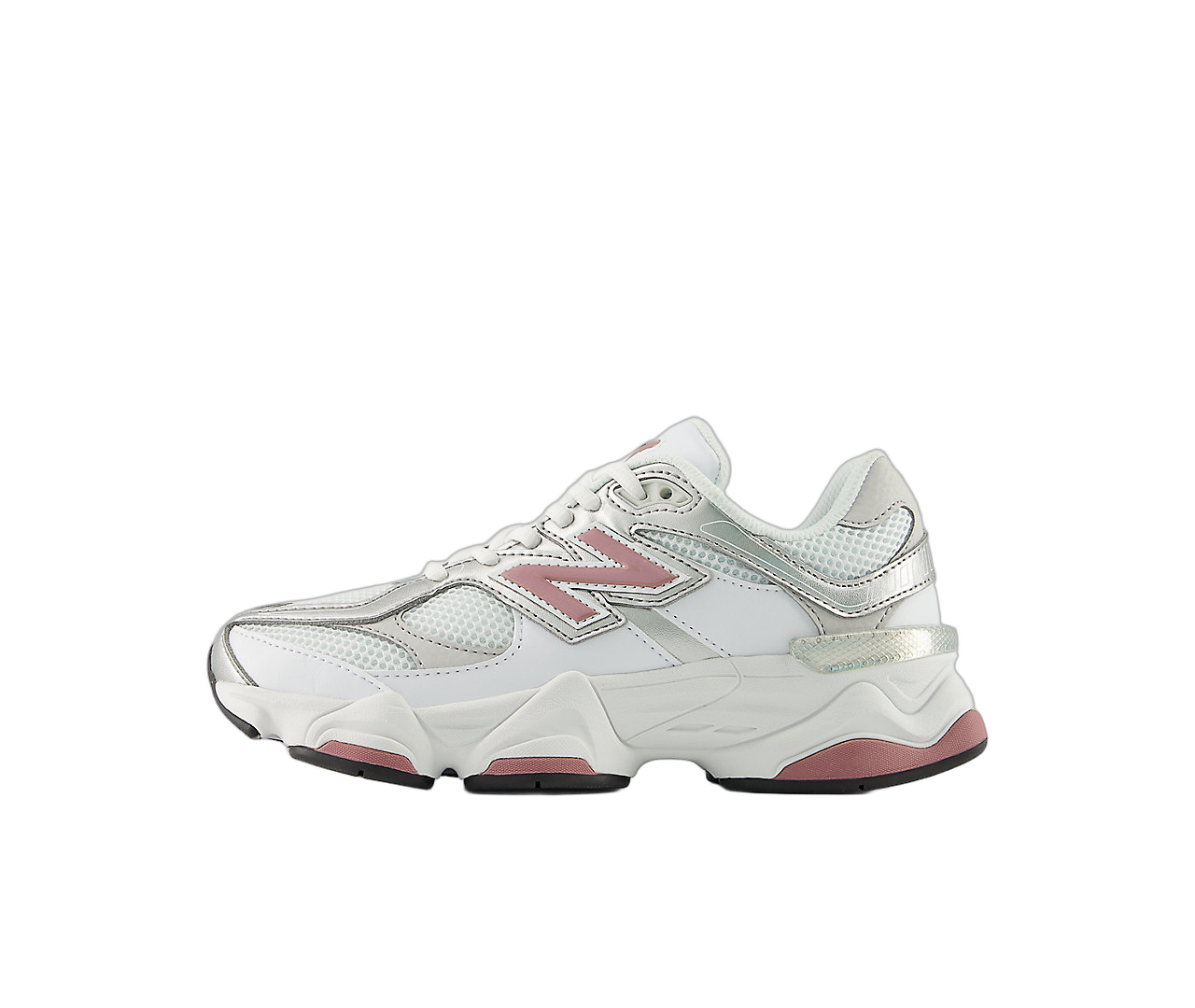 New Balance 9060 White Rosewood Silver