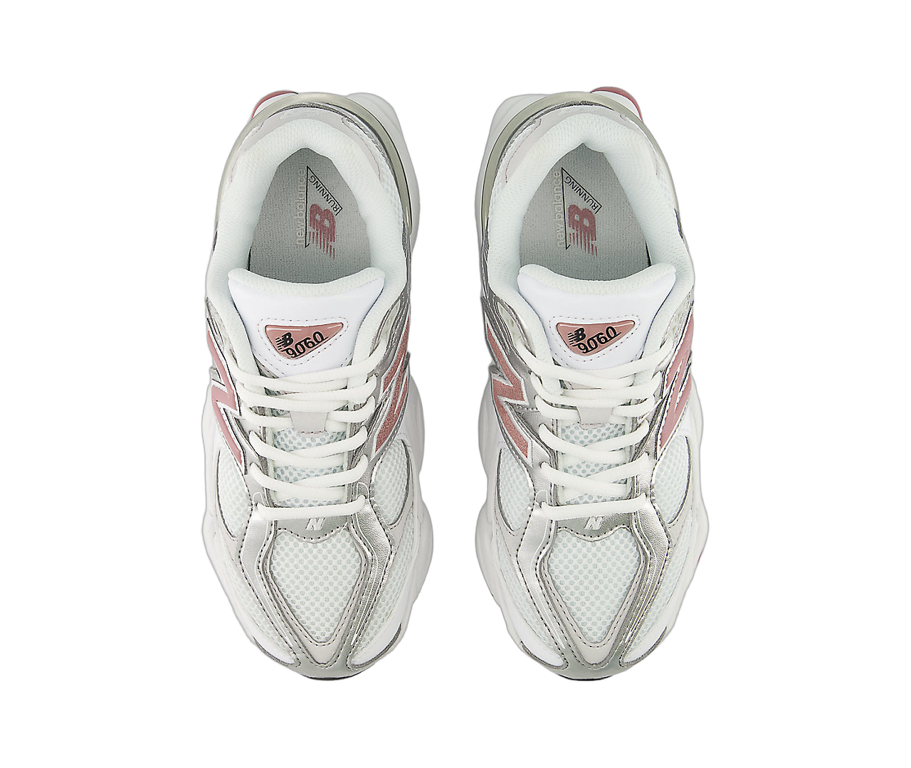 New Balance 9060 White Rosewood Silver