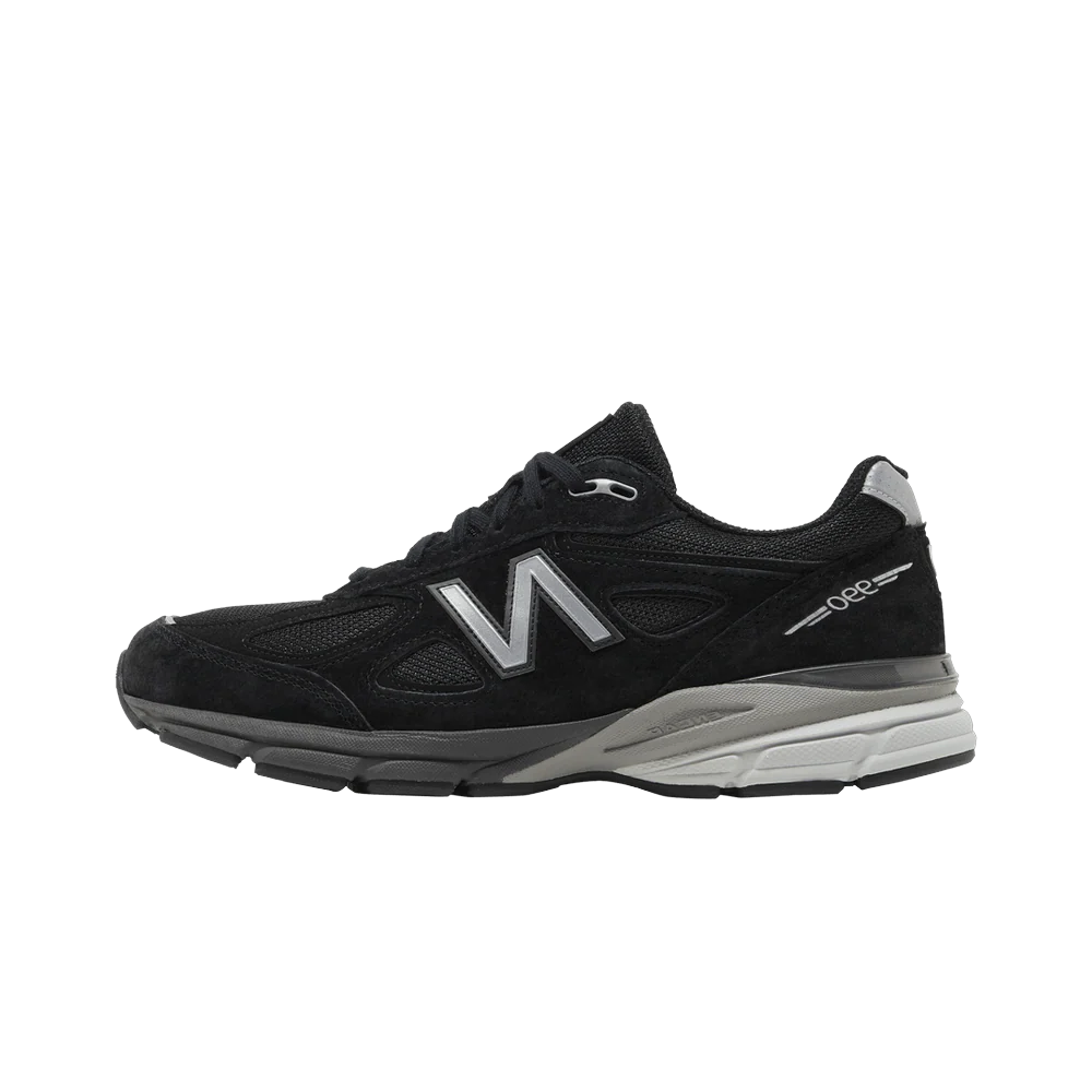 New Balance 990v4 MiUSA Black Silver, Black/Silver (U990BL4)