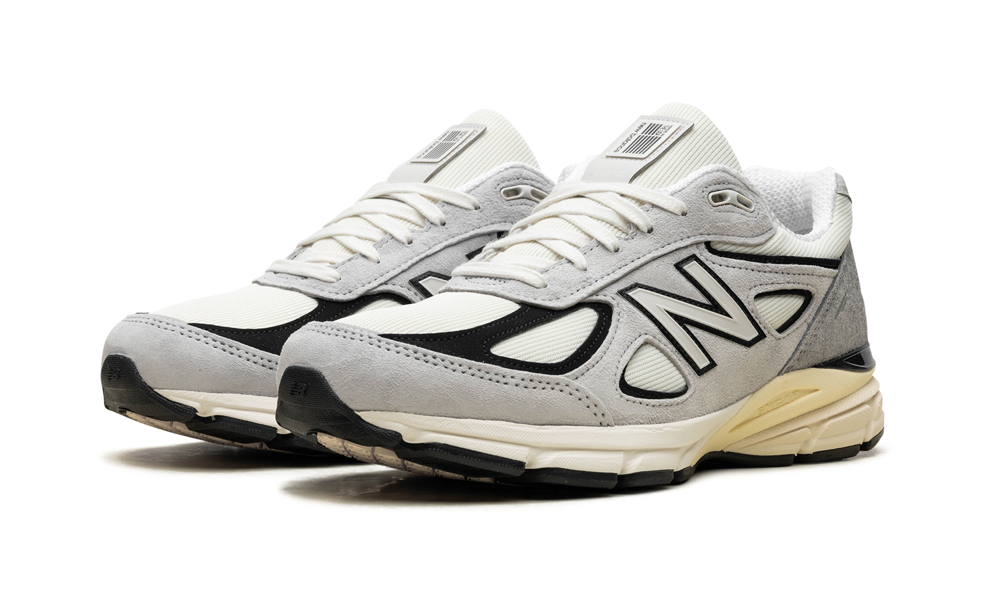 New Balance 990v4 MiUSA Teddy Santis Grey Black Cream