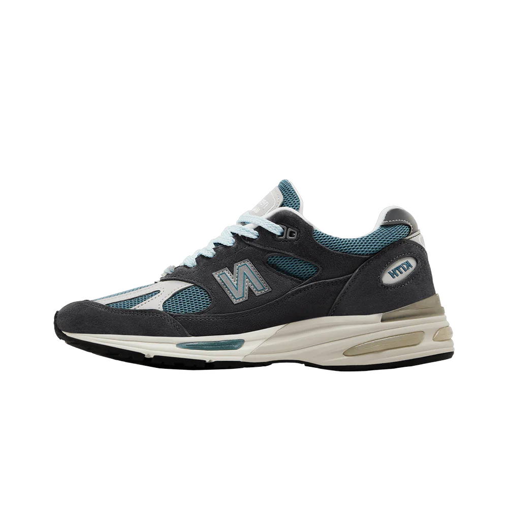 New Balance 991v2 MiUK Kith Osaka Pack, Asphalt/Lead/Oyster Mushroom (U991KH2)