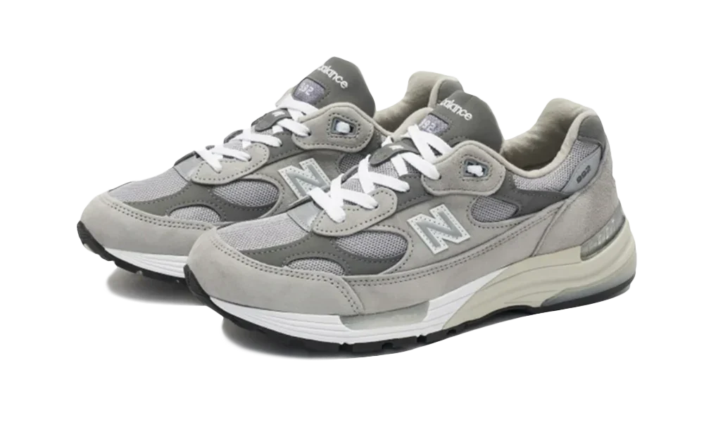New Balance 992 MiUSA Grey Silver Metallic - Sneak