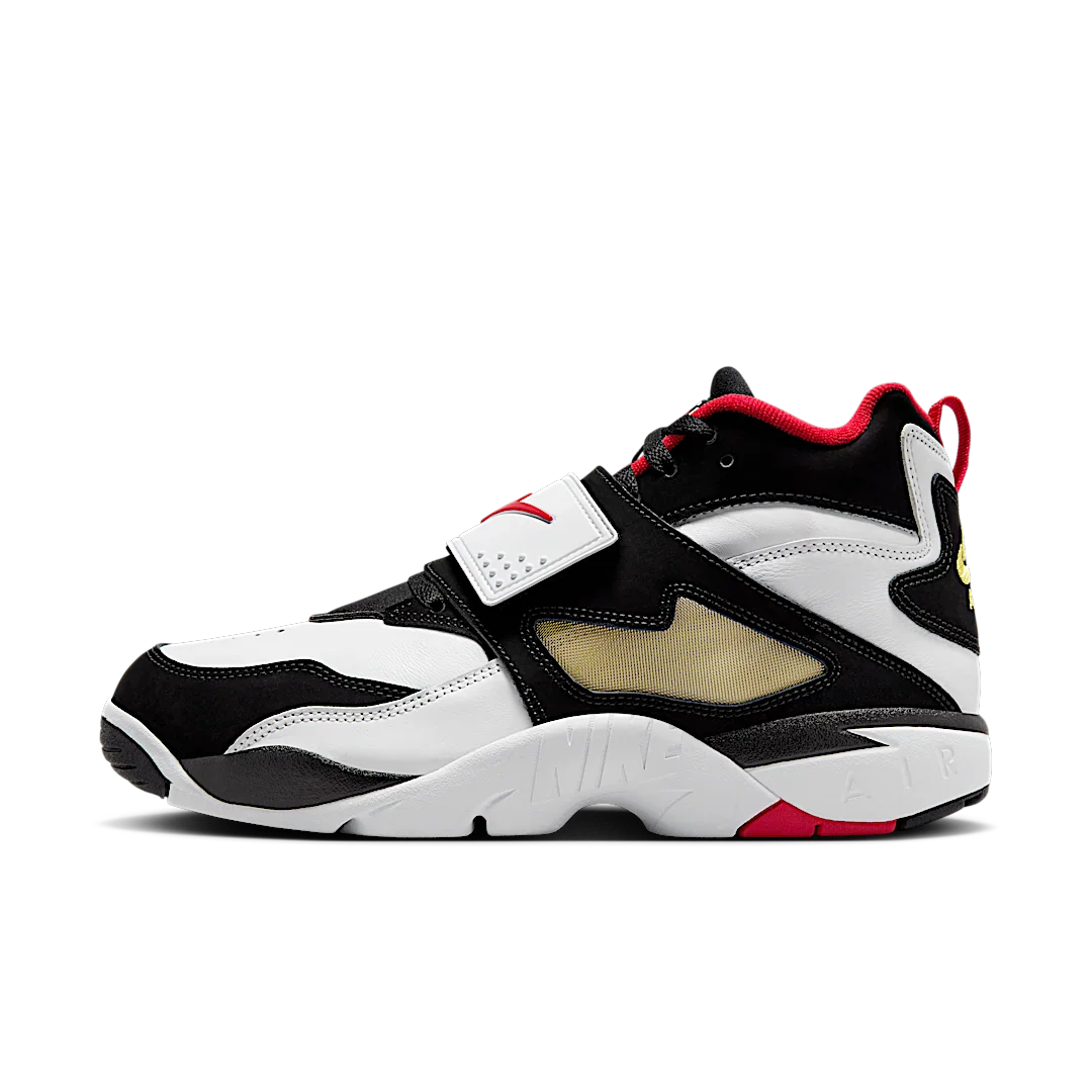 Nike Air Diamond Turf 49ers (2025), White/Fire Red/Black/Metallic Gold (FZ8224-100)