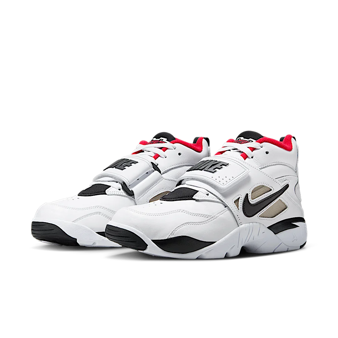 Nike Air Diamond Turf Proto '92 Atlanta Falcons, White/University Red/Metallic Gold/Black (IB2239-100)
