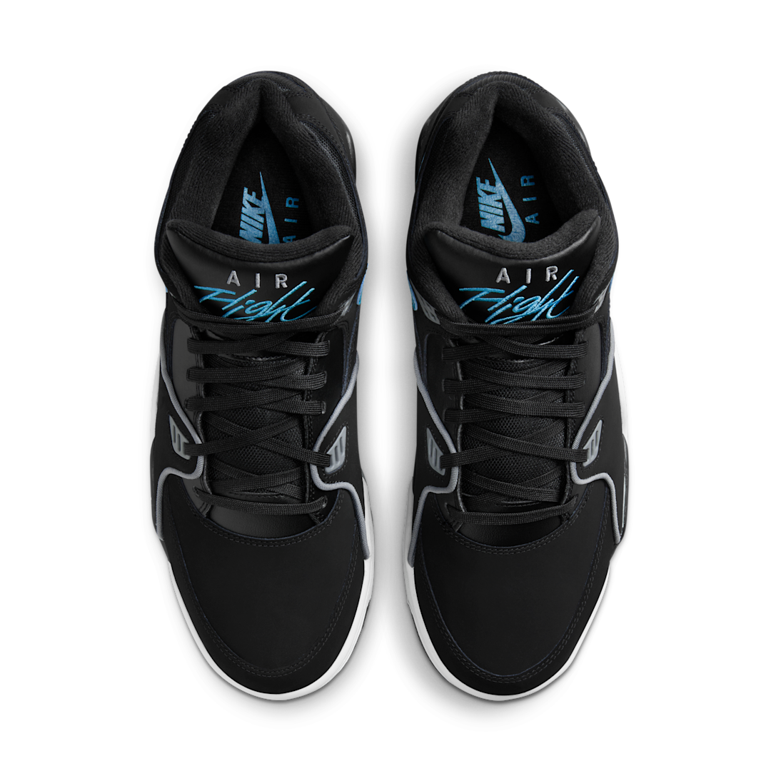 Nike Air Flight '89 Black Noise Aqua, Black/Black/Noise Aqua/White/Light Smoke Grey (HF0102-001)