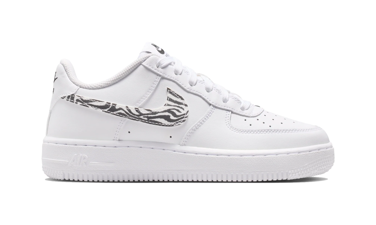 Nike Air Force 1 GS Zebra Swoosh