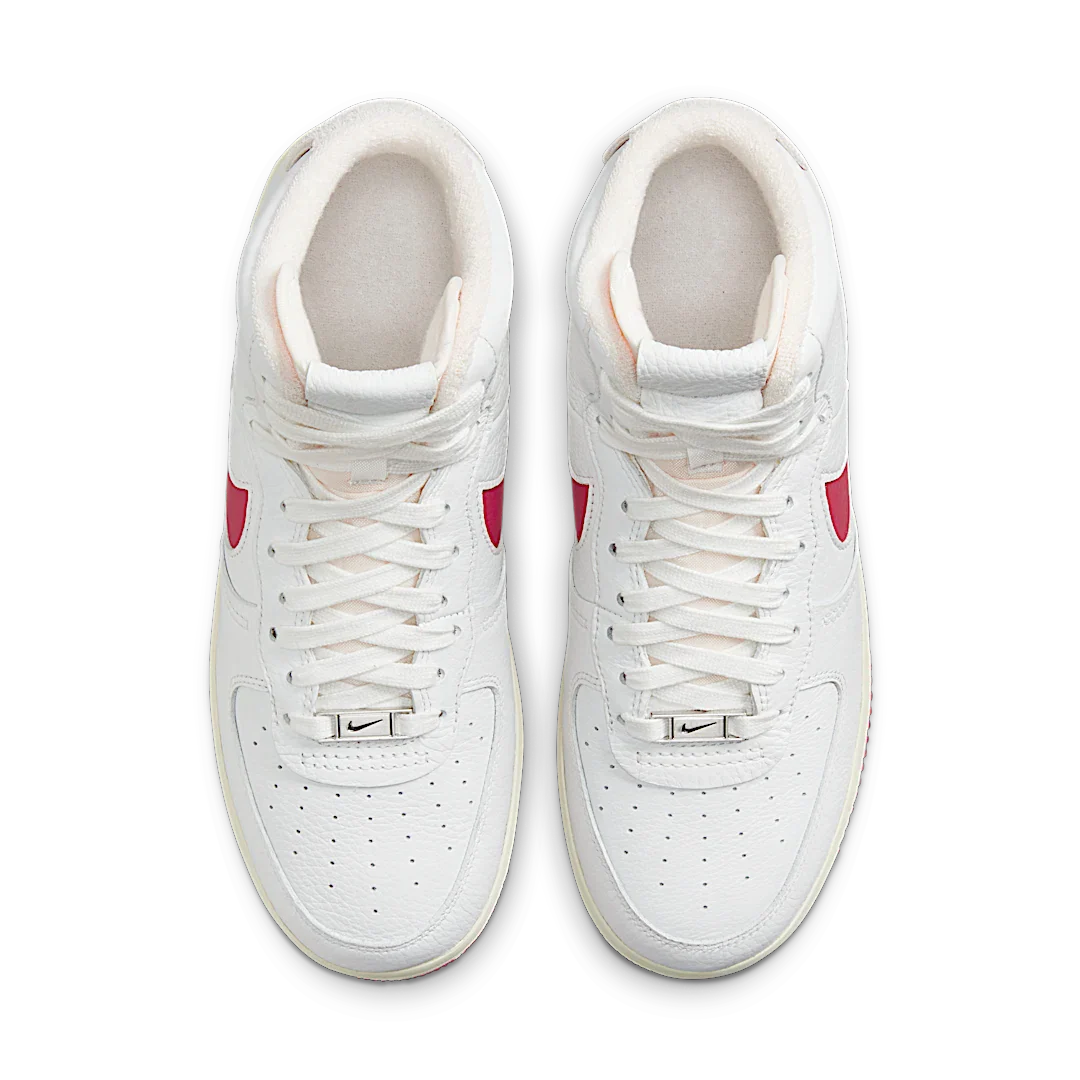 Nike Air Force 1 High Sculpt Summit White Gym Red, Summit White/Gym Red-Summit White (DC3590-100)
