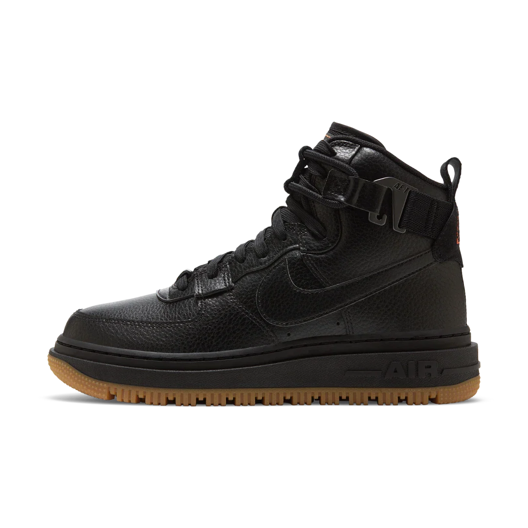 Nike Air Force 1 High Utility 2.0 Black Gum Orange, Black/Orange/Gum Medium Brown/Summit White (DC3584-001)