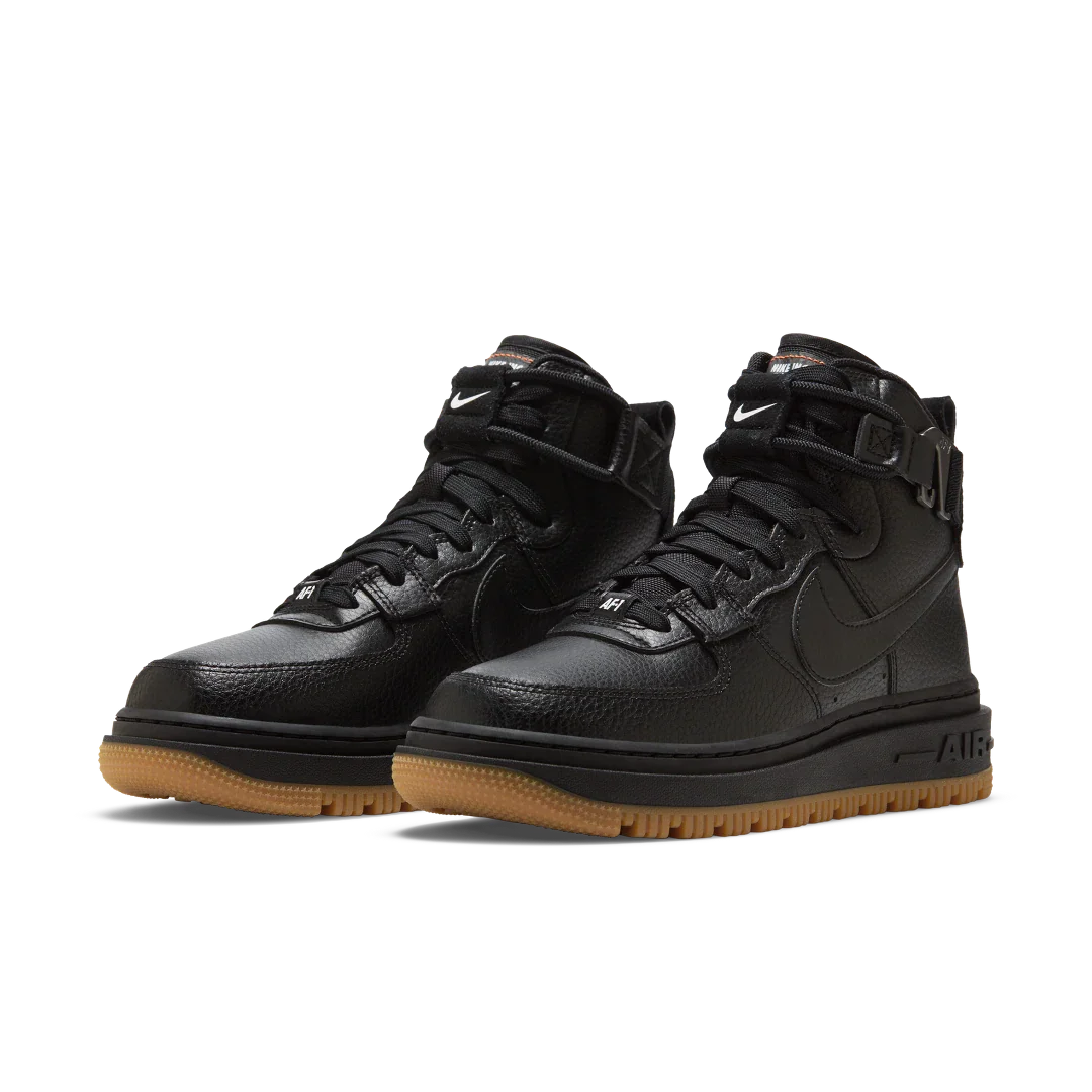 Nike Air Force 1 High Utility 2.0 Black Gum Orange, Black/Orange/Gum Medium Brown/Summit White (DC3584-001)