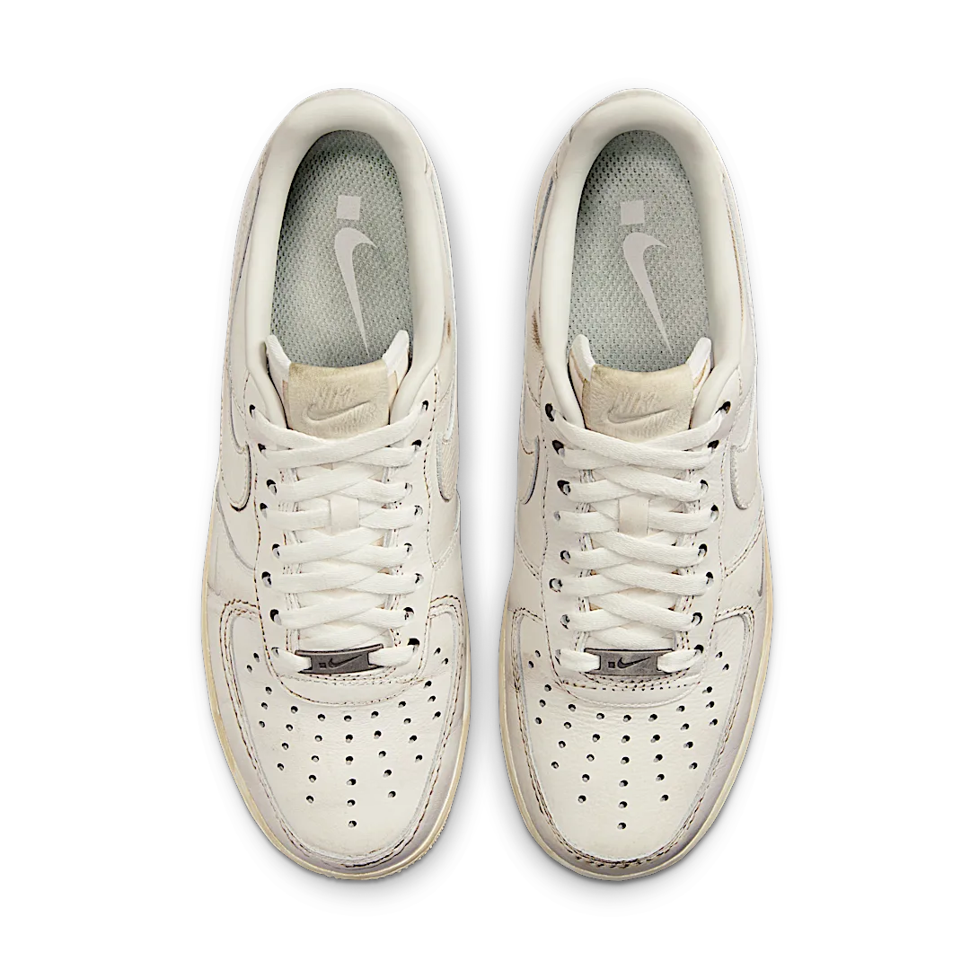 Nike Air Force 1 Low .SWOOSH Dirty Triple White, White/White/White (HJ9346-100)