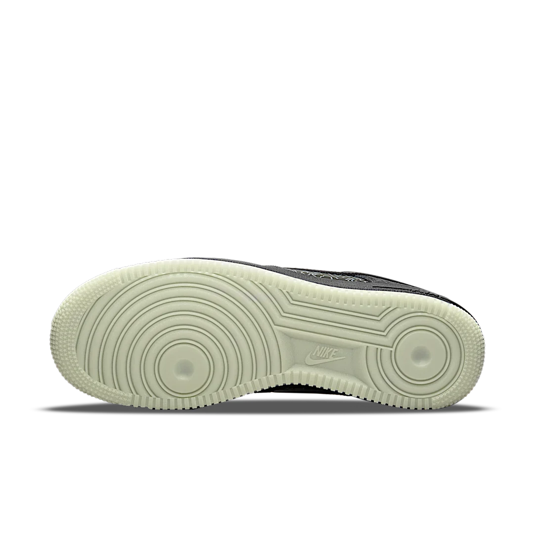 Nike Air Force 1 Low Computer Chip Space Jam, Black/Light Blue Fury-Black (DH5354-001 / DN1434-001)