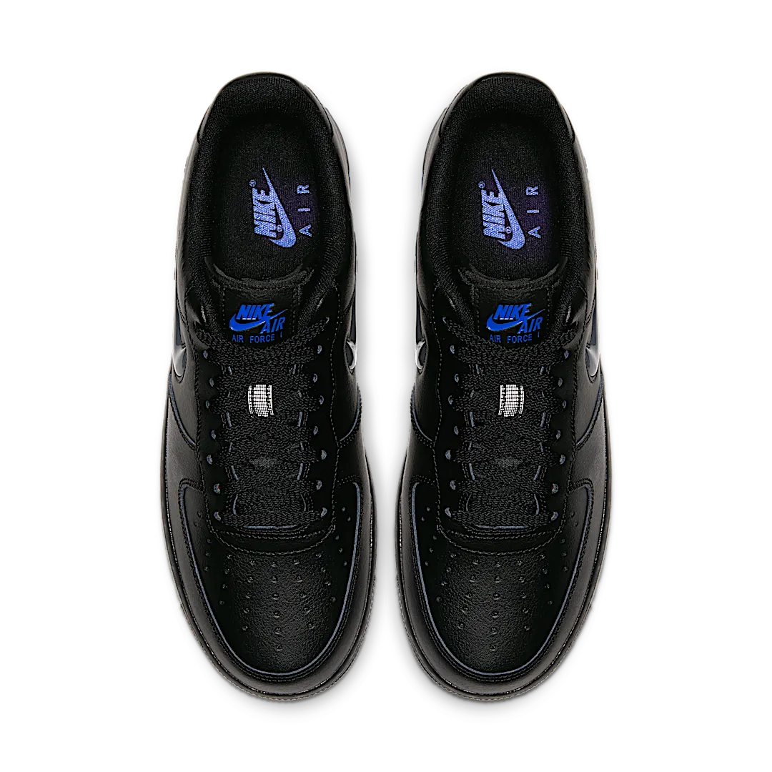 Nike Air Force 1 Low Jewel Black Grey Royal, Black/Wolf Grey-Game Royal (CT3438-002)