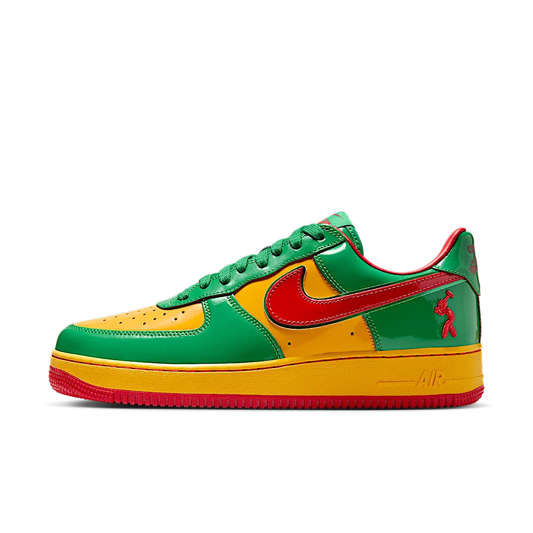 Nike Air Force 1 Low Lil Yachty Concrete Boys Lucky Green, Lucky Green/Mystic Red/University Gold (IH4383-300)