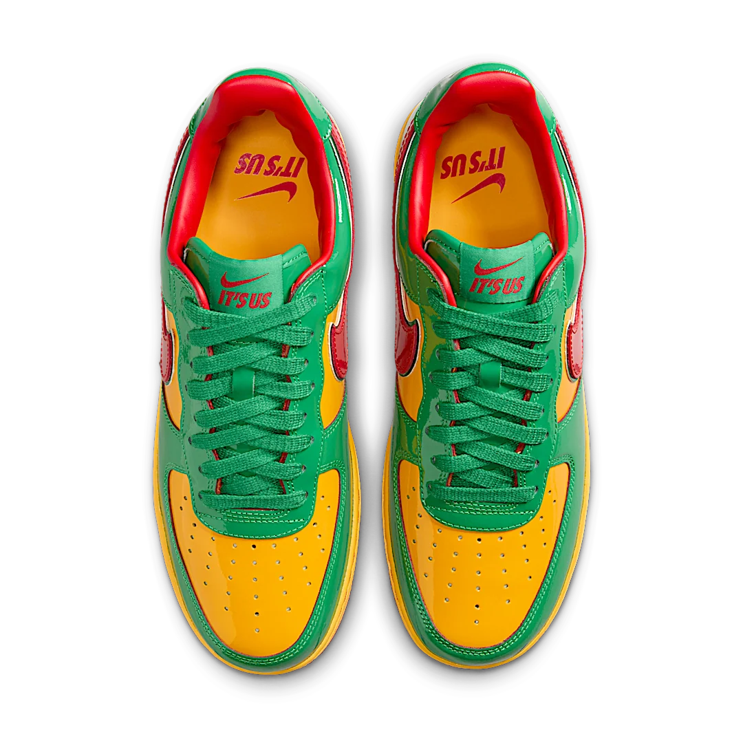 Nike Air Force 1 Low Lil Yachty Concrete Boys Lucky Green, Lucky Green/Mystic Red/University Gold (IH4383-300)