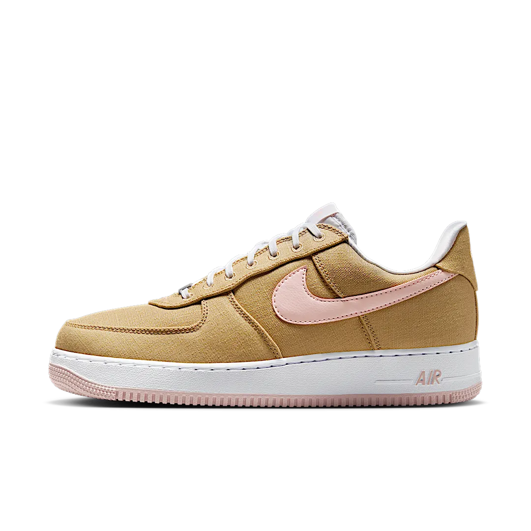 Nike Air Force 1 Low Linen Canvas, Linen/White/Atmosphere (HV2021-200)