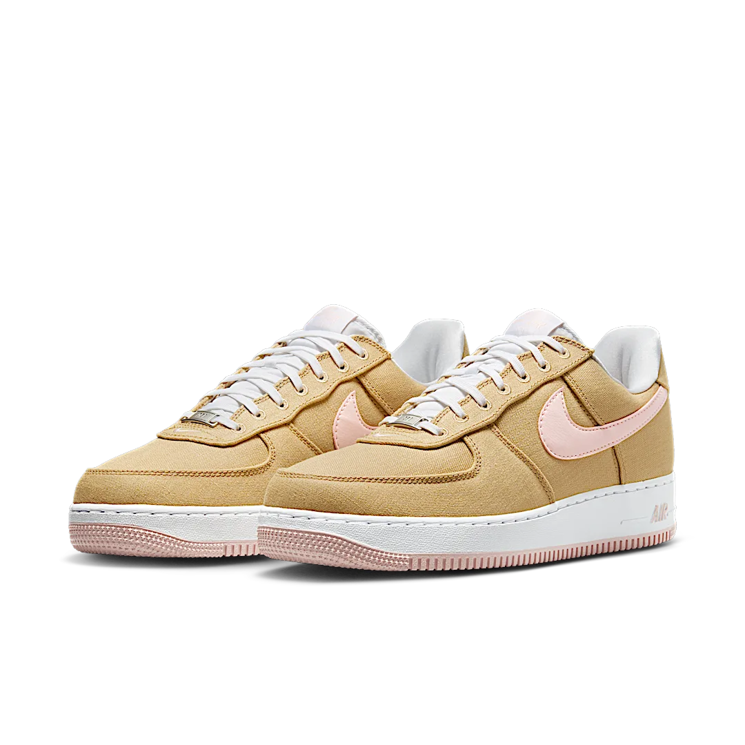 Nike Air Force 1 Low Linen Canvas, Linen/White/Atmosphere (HV2021-200)