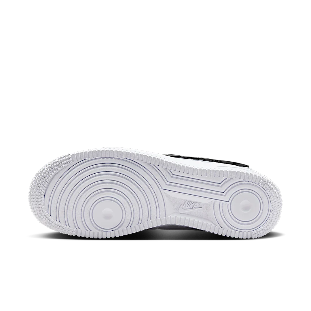 Nike Air Force 1 Low Liquid Metal Swoosh, White/Black (IF1686-101)