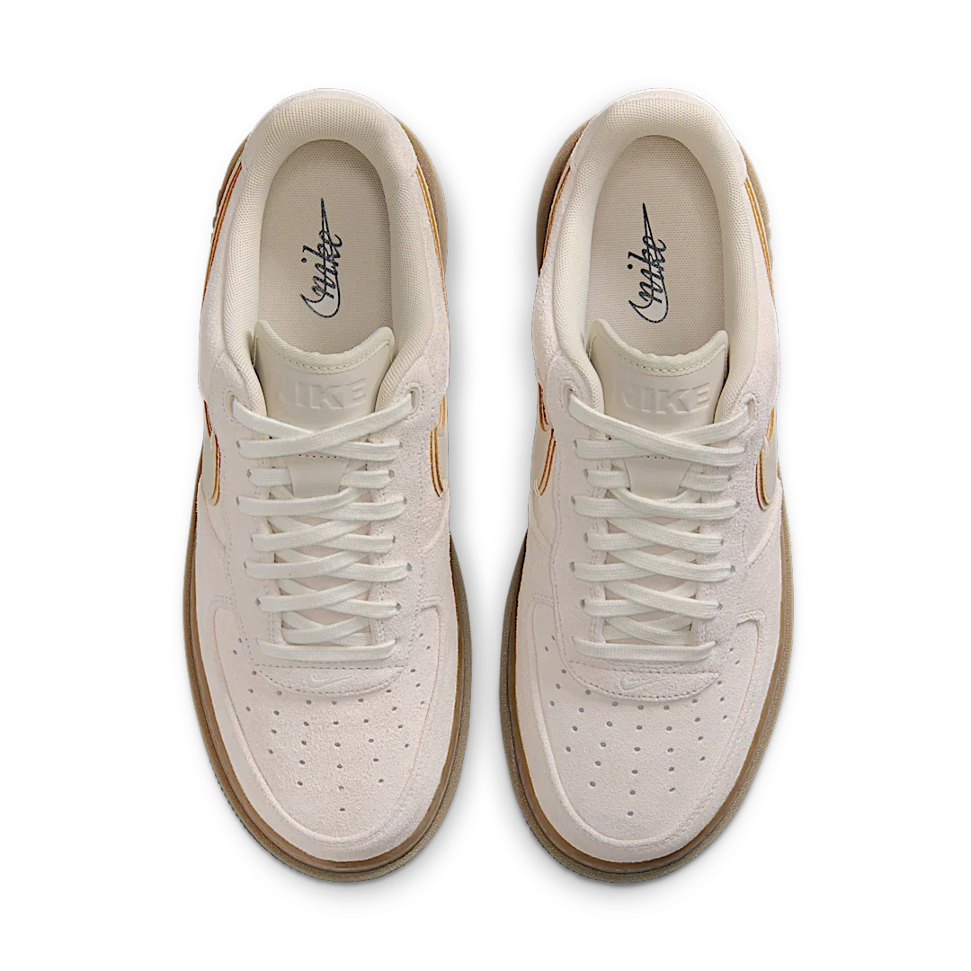 Nike Air Force 1 Low Luxe Light Orewood Brown Gum, Light Orewood Brown/Gum Dark Brown/Anthracite/Sail (HV2531-100)