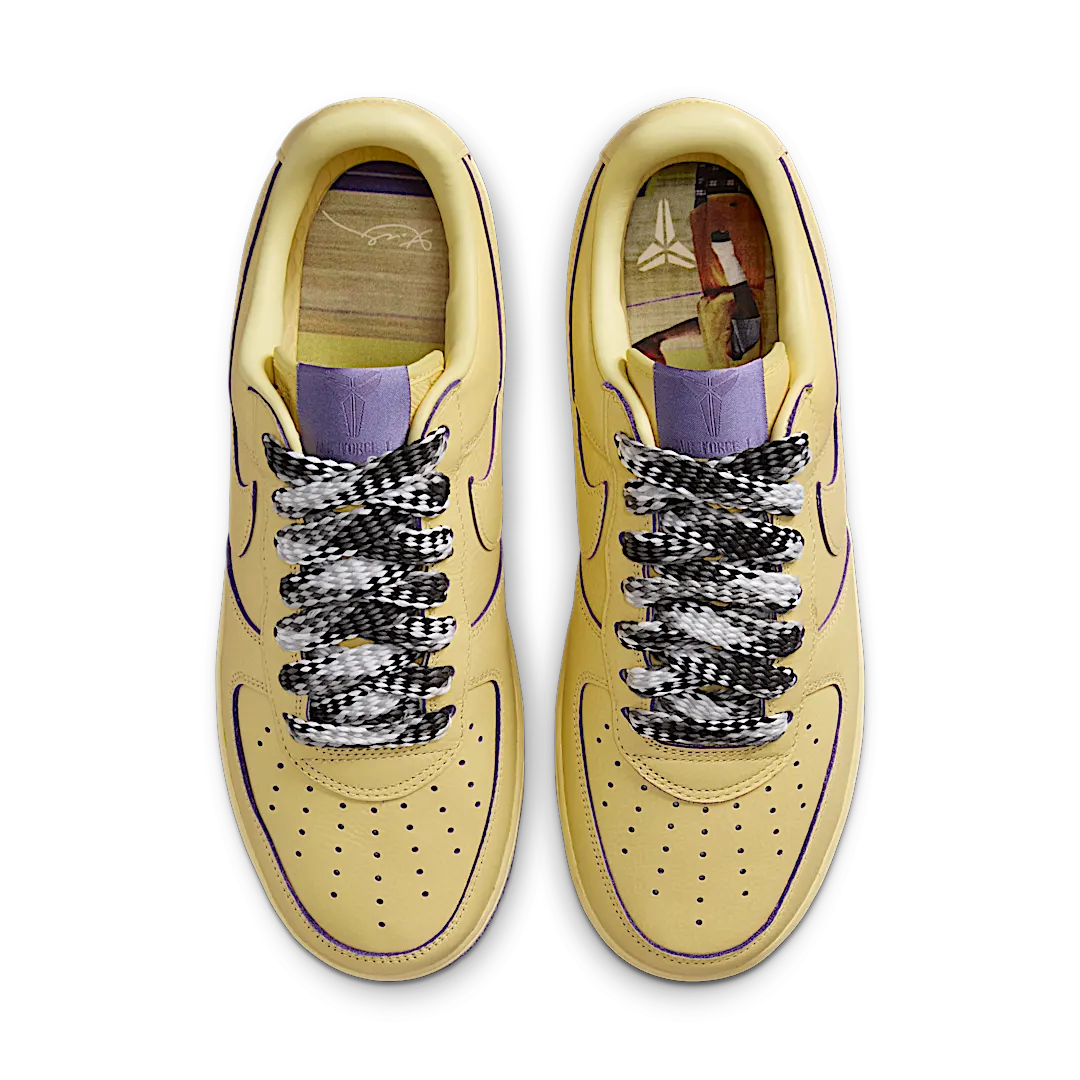 Nike Air Force 1 Low Protro Kobe Bryant Mamba Mentality, Soft Yellow/Soft Yellow (HV9408-700)