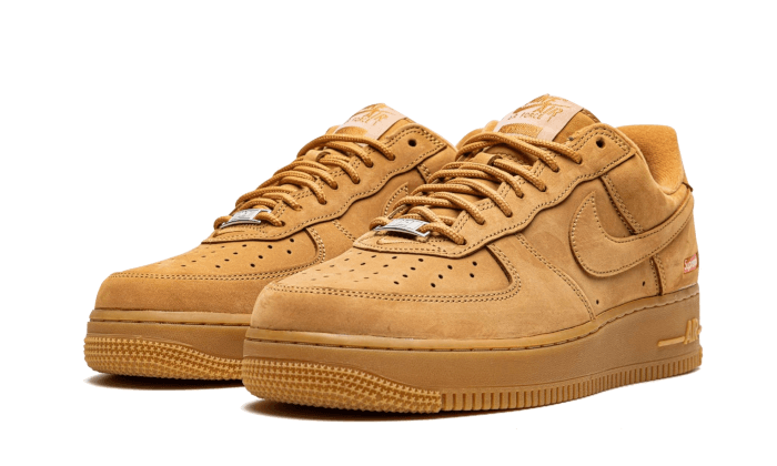 Nike Air Force 1 Low SP Supreme Wheat, Flax/Flax-Gum Light Brown (DN1555-200)