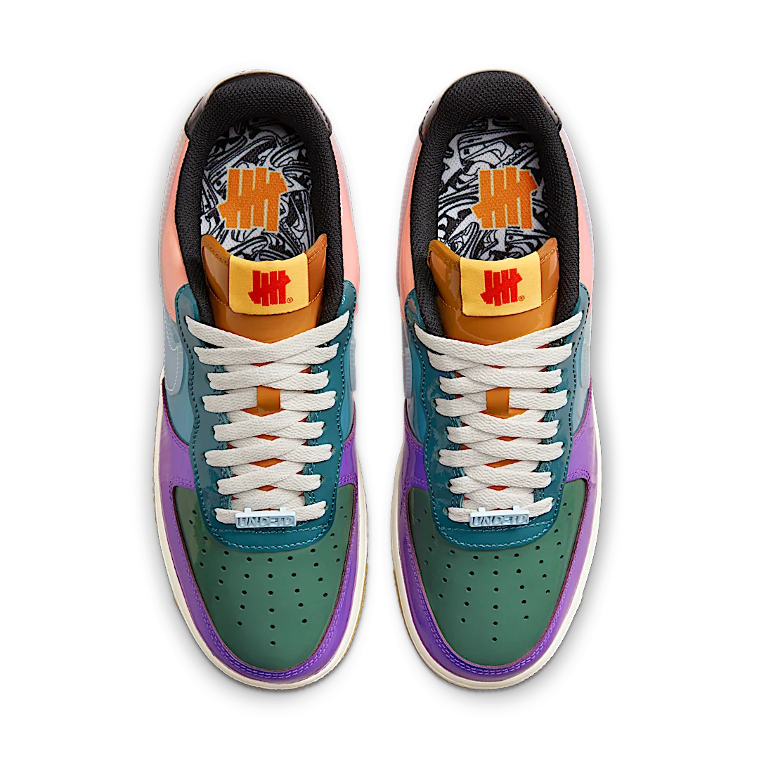 Nike Air Force 1 Low SP Undefeated Multi-Patent Wild Berry, Celestine Blue/Sail/Gum-Multi-Color (DV5255-500)