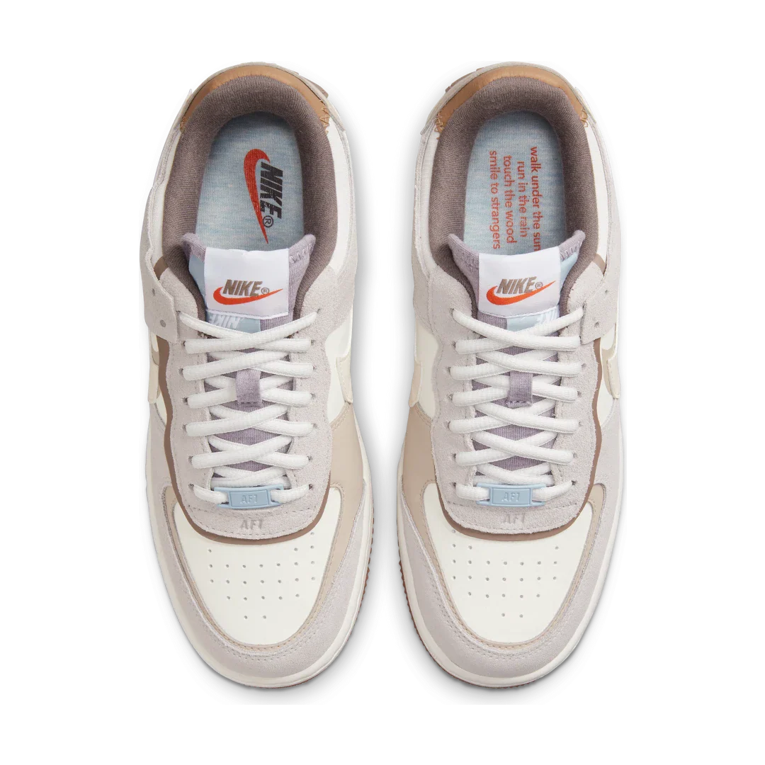 Nike Air Force 1 Low Shadow Sail Pale Ivory, Sail/Pale Ivory-Sail-Grey Fog-Provence Purple-Cave Stone (DO7449-111)