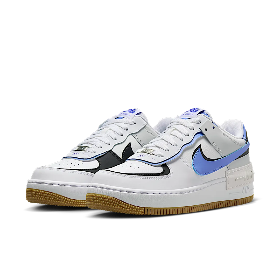 Nike Air Force 1 Low Shadow White Photon Dust Royal Pulse, White/Black/Photon Dust/Royal Pulse (DZ1847-109)