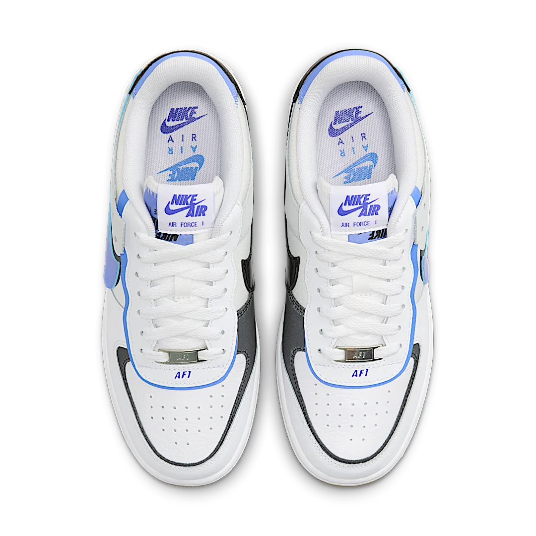 Nike Air Force 1 Low Shadow White Photon Dust Royal Pulse, White/Black/Photon Dust/Royal Pulse (DZ1847-109)
