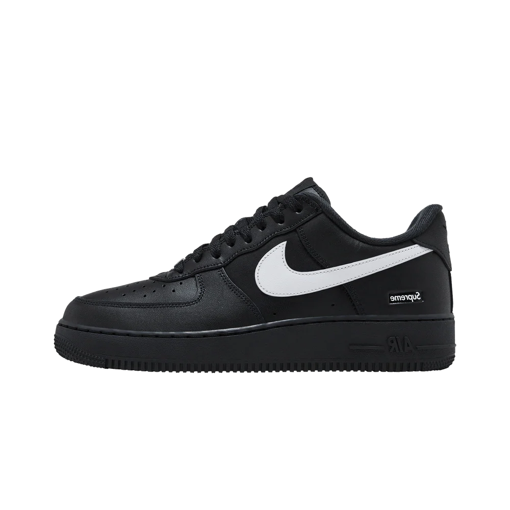 Nike Air Force 1 Low Supreme Black White, Black/White/Black (CU9225-002)