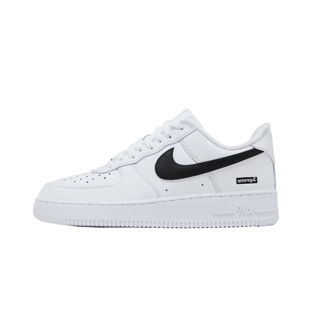 Nike Air Force 1 Low Supreme White Black, White/Black/White (CU9225-102)