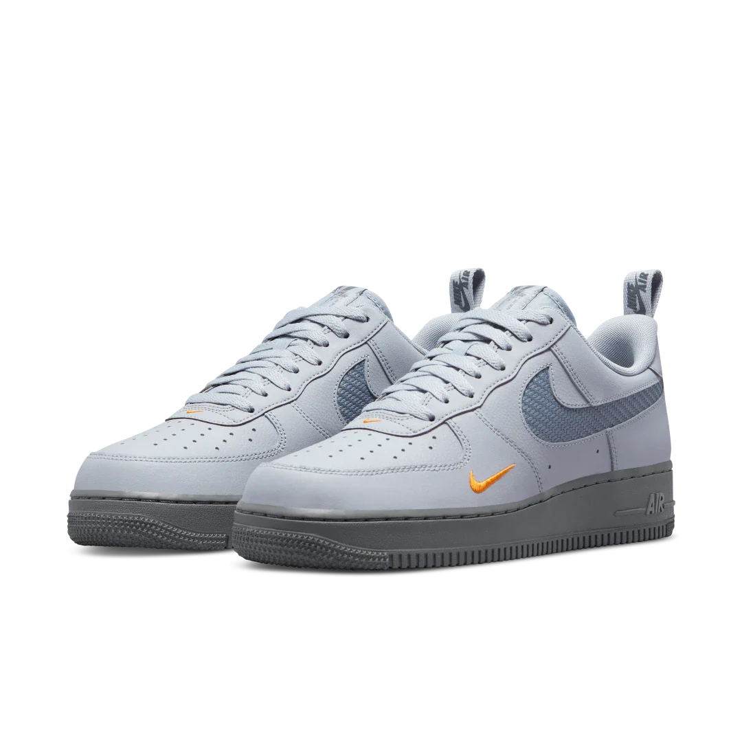 Nike Air Force 1 07 Wolf Grey Kumquat, Wolf Grey/Cool Grey/Kumquat/White (DR0155-001)