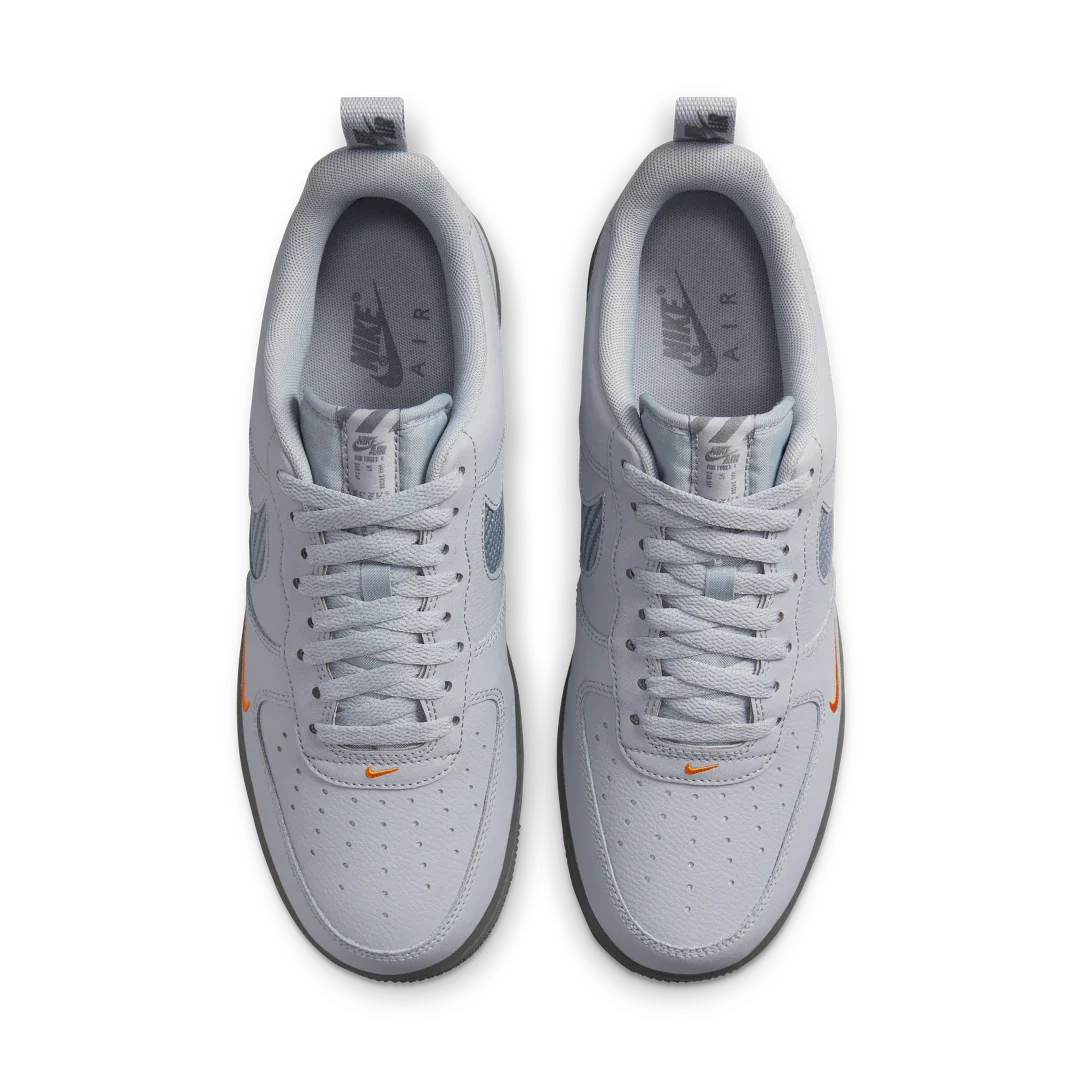 Nike Air Force 1 Low Wolf Grey Kumquat, Wolf Grey/Cool Grey/Kumquat/White (DR0155-001)
