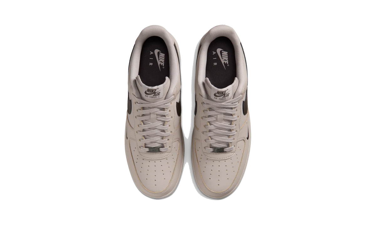 Nike Air Force 1 Low '07 Carbon Fiber Swoosh College Grey Newsprint