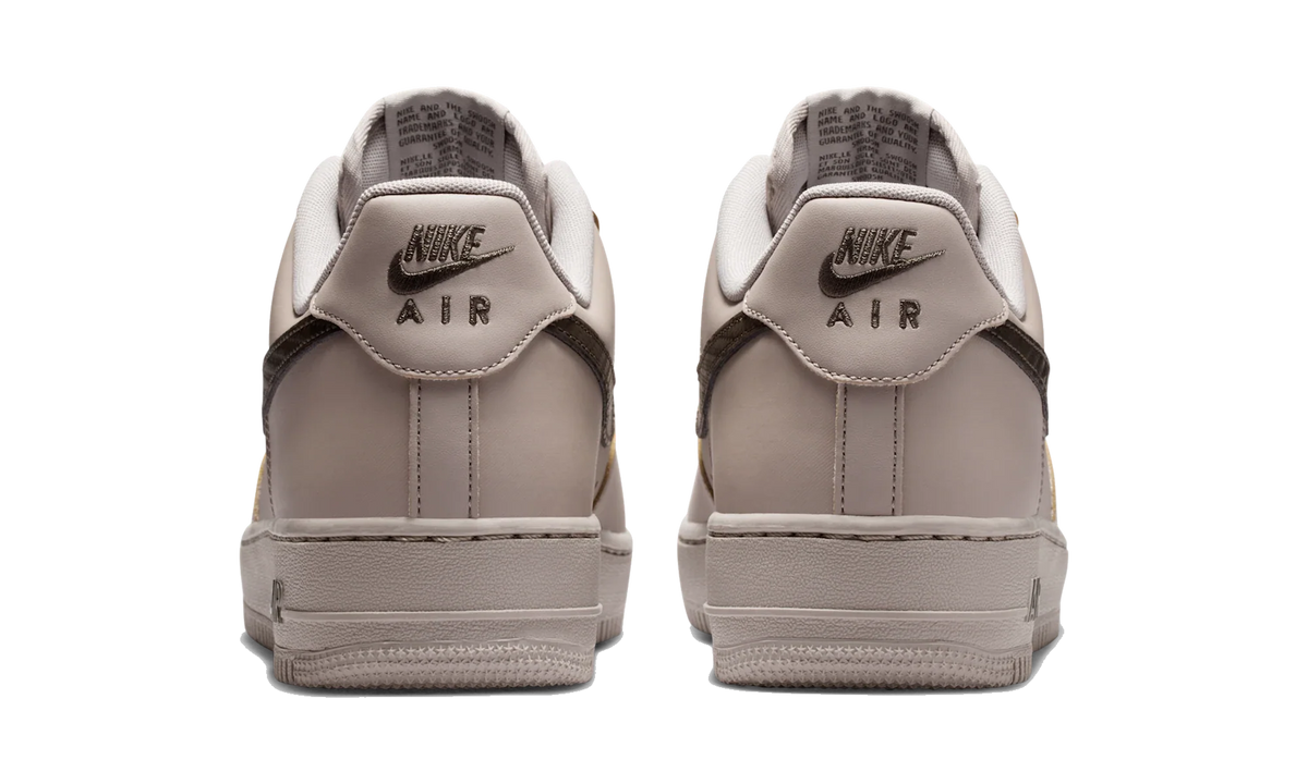 Nike Air Force 1 Low '07 Carbon Fiber Swoosh College Grey Newsprint