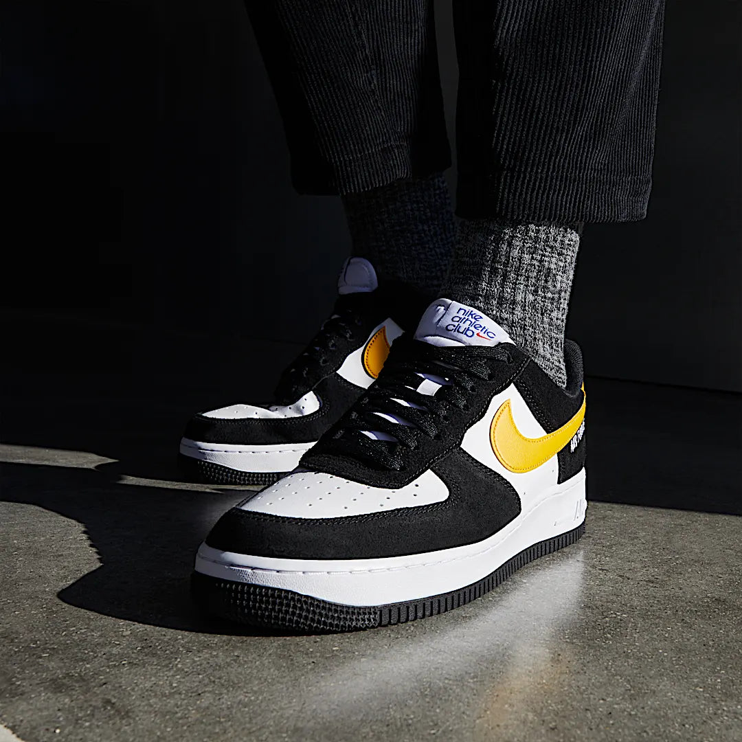 Nike Air Force 1 Low '07 LV8 Athletic Club Black University Gold, Black/White-University Gold (DH7568-002)