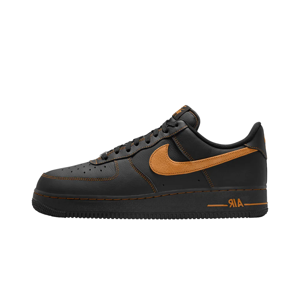 Nike Air Force 1 Low '07 LV8 Black Desert Ochre, Black/Desert Ochre (HQ2037-003 / II0512-001)